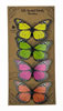 G-GSBUTTERFLY4-C-1 PACK OF 4 BUTTERFLIES WITH CLIP