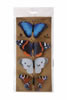 G-GSBUTTERFLY4-C PACK OF 4 BUTTERFLIES WITH CLIP