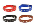 PETCOLL4 STUDDED DOG COLLAR LARGE - ASSORTED